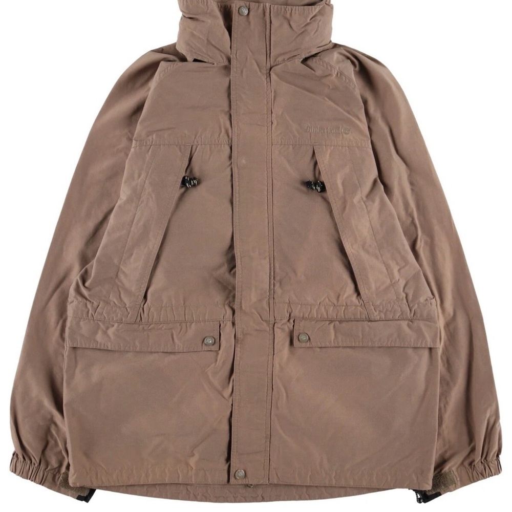 Vintage 90'S-00'S Timberland Mountain Jacket Shell Jacket Men's Size Medium Tan
